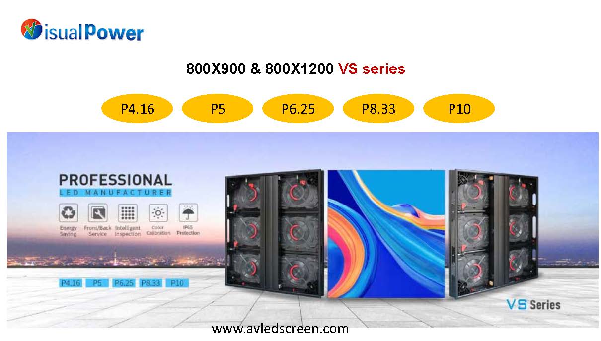 VS front service led display 800×900 series